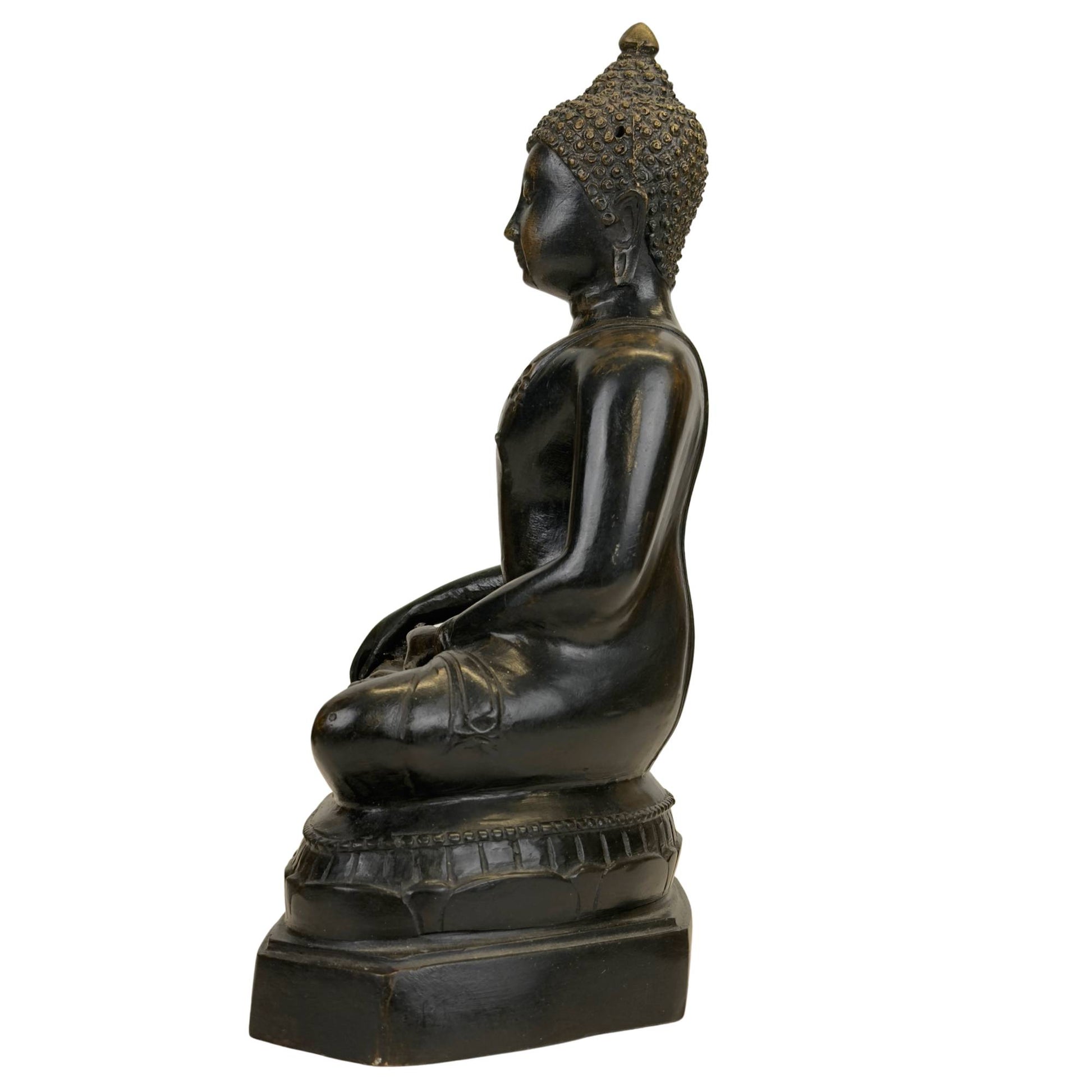 Spiritual bronze Buddha statue from Thailand