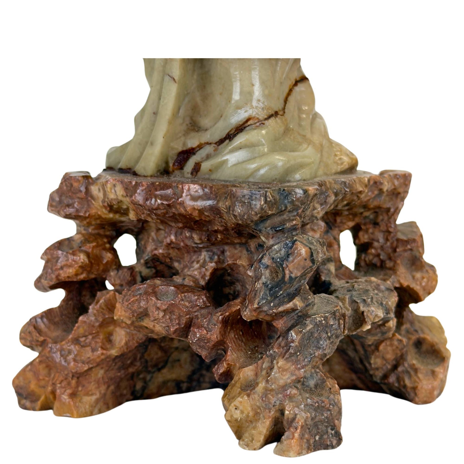 Spiritual soapstone gift for transformation and overcoming obstacles.