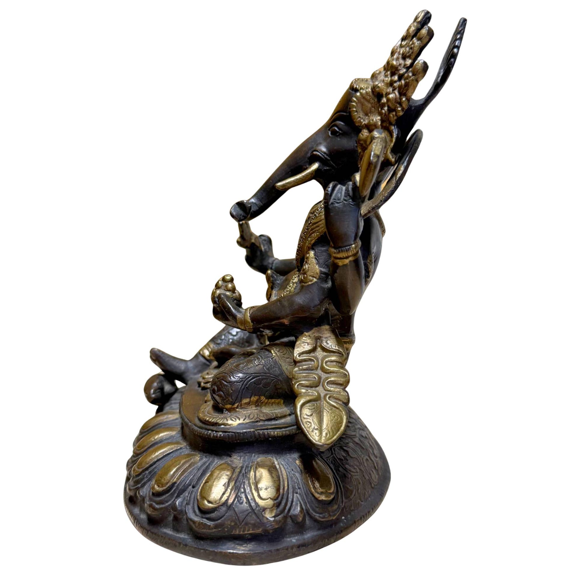 Spiritual Ganesha statue for living room, entrance, practice room, or yoga room