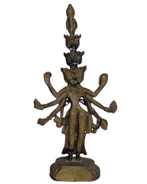 Spiritual collectible antique bronze Avalokiteshvara