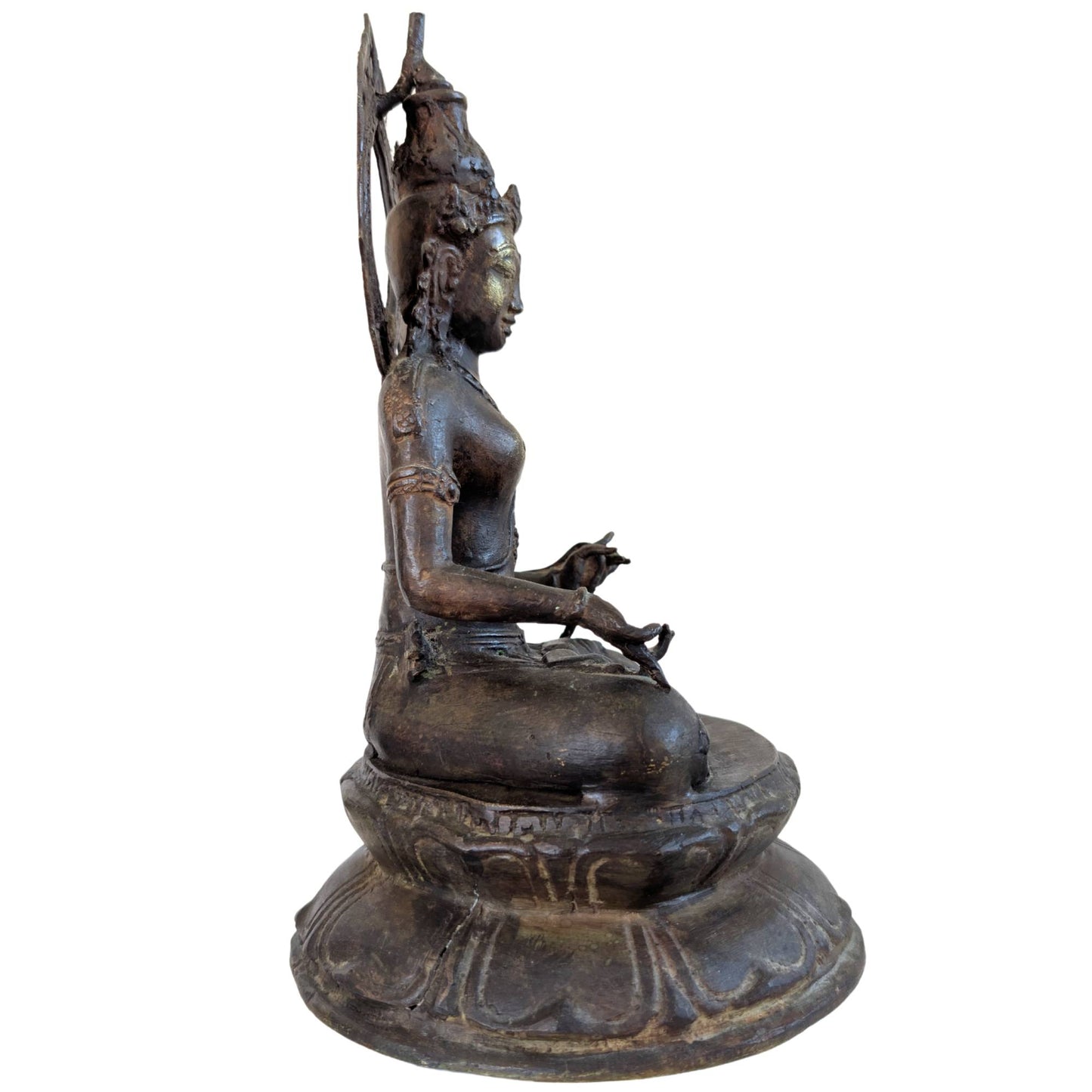 Bronze Avalokiteshvara with Srivijaya and Javanese influences