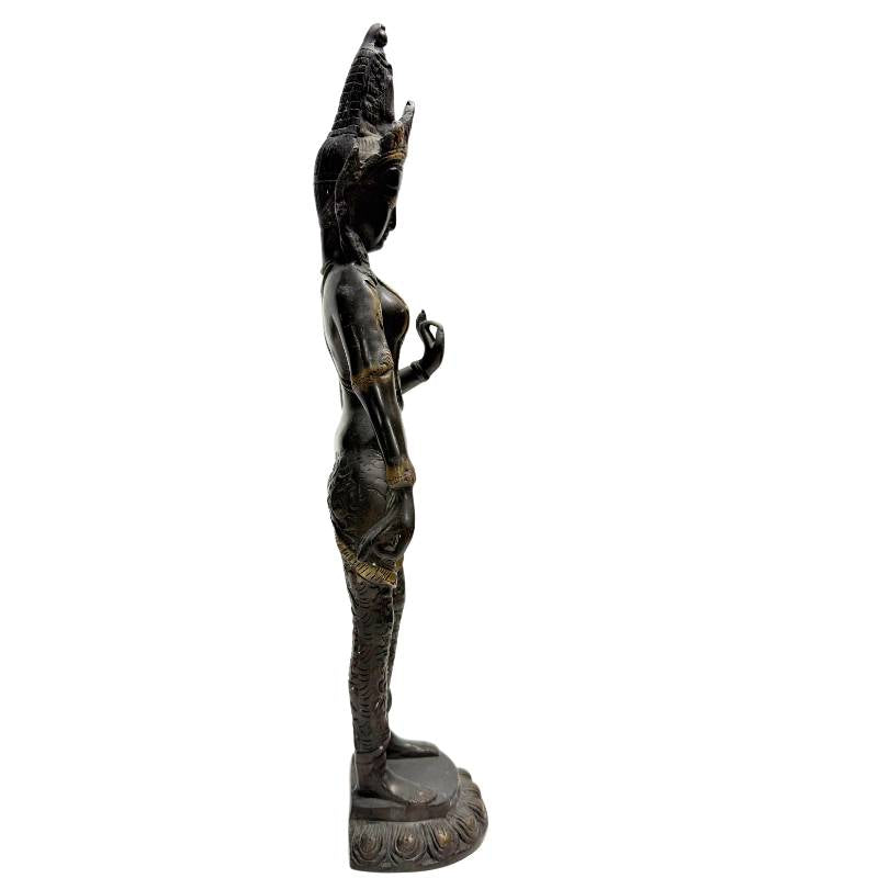 Standing Tara bronze sculpture Himalayan style