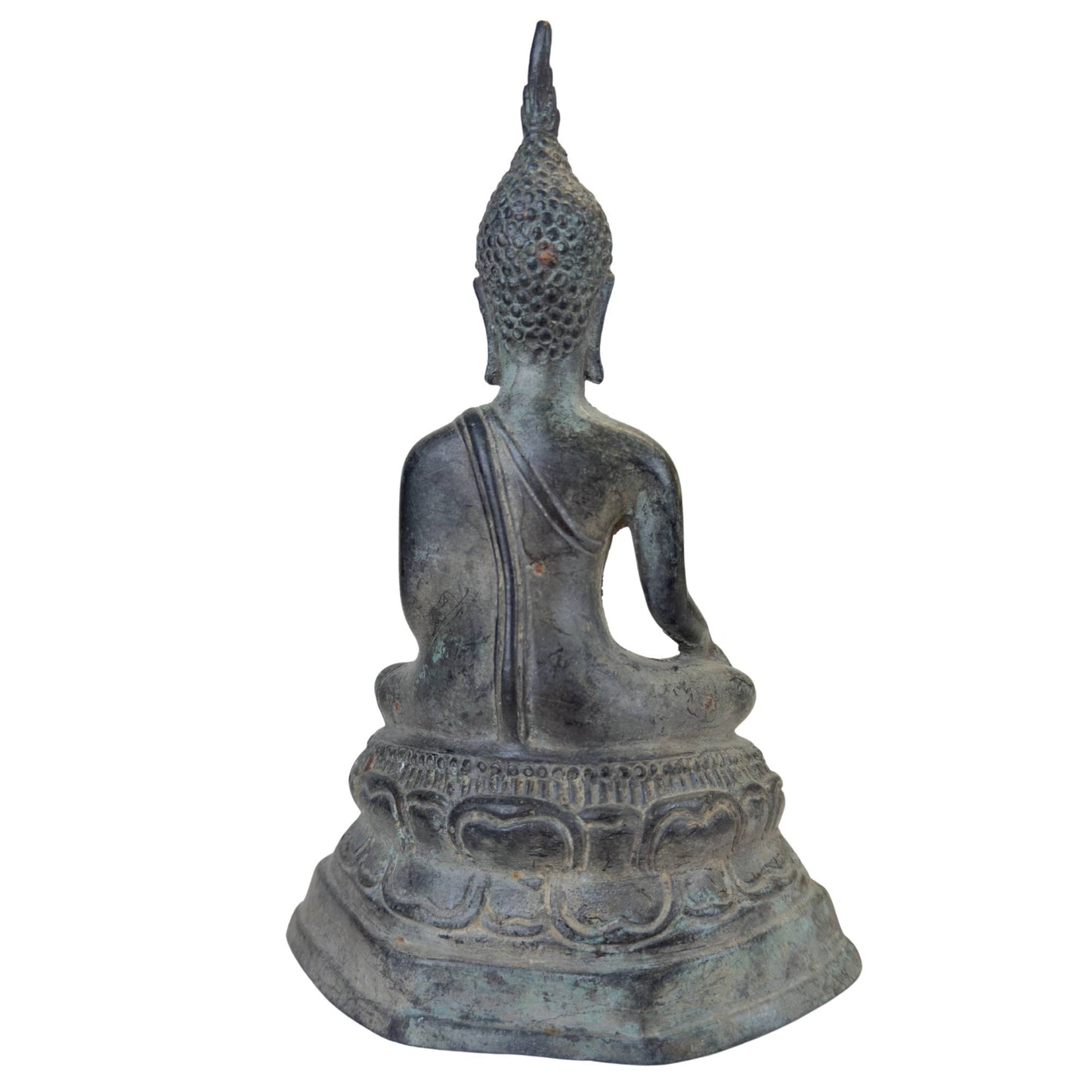 Characteristic flaming ushnisha bun of the classical Sukhothai period.
