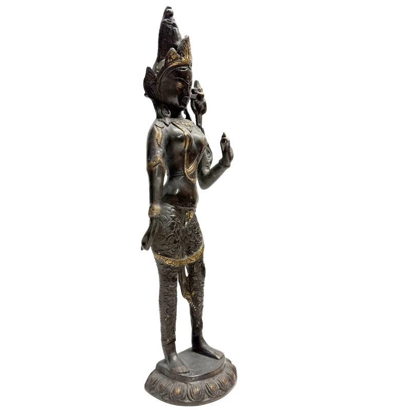 Tara bronze statue Himalayan Buddhist goddess