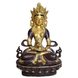 Statue de Tara – Statue décorative moderne en bronze doré