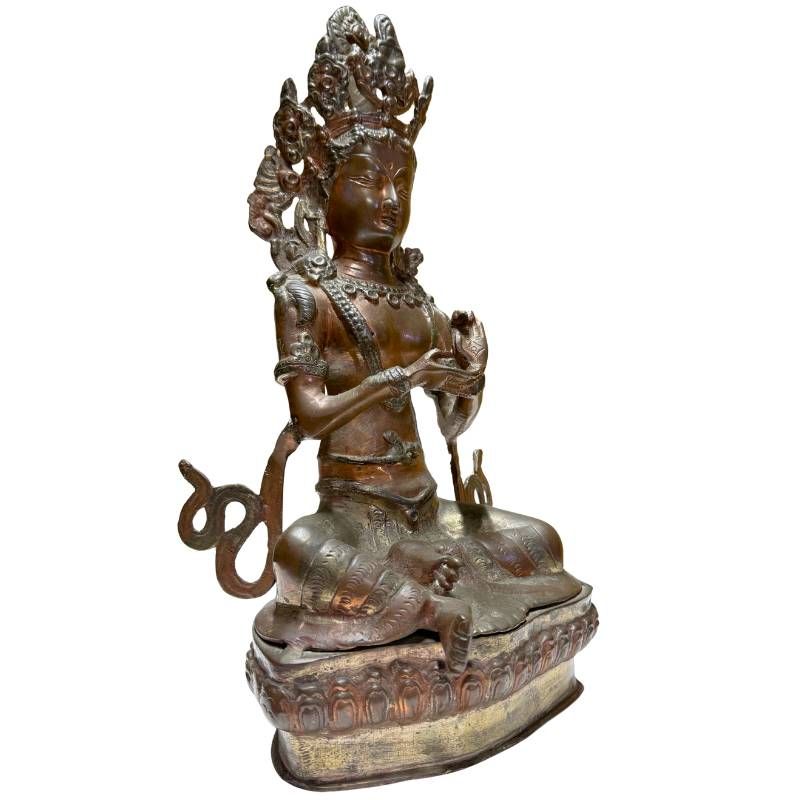 Antique bronze Tara as a timeless interior piece from the Himalayan region