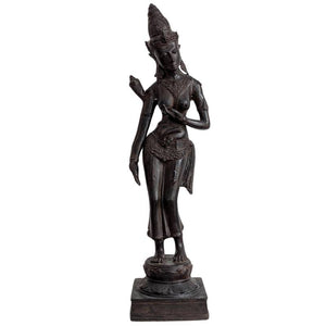 Tara – Statue en bronze de style néo-khmer, XXe siècle – lot 128