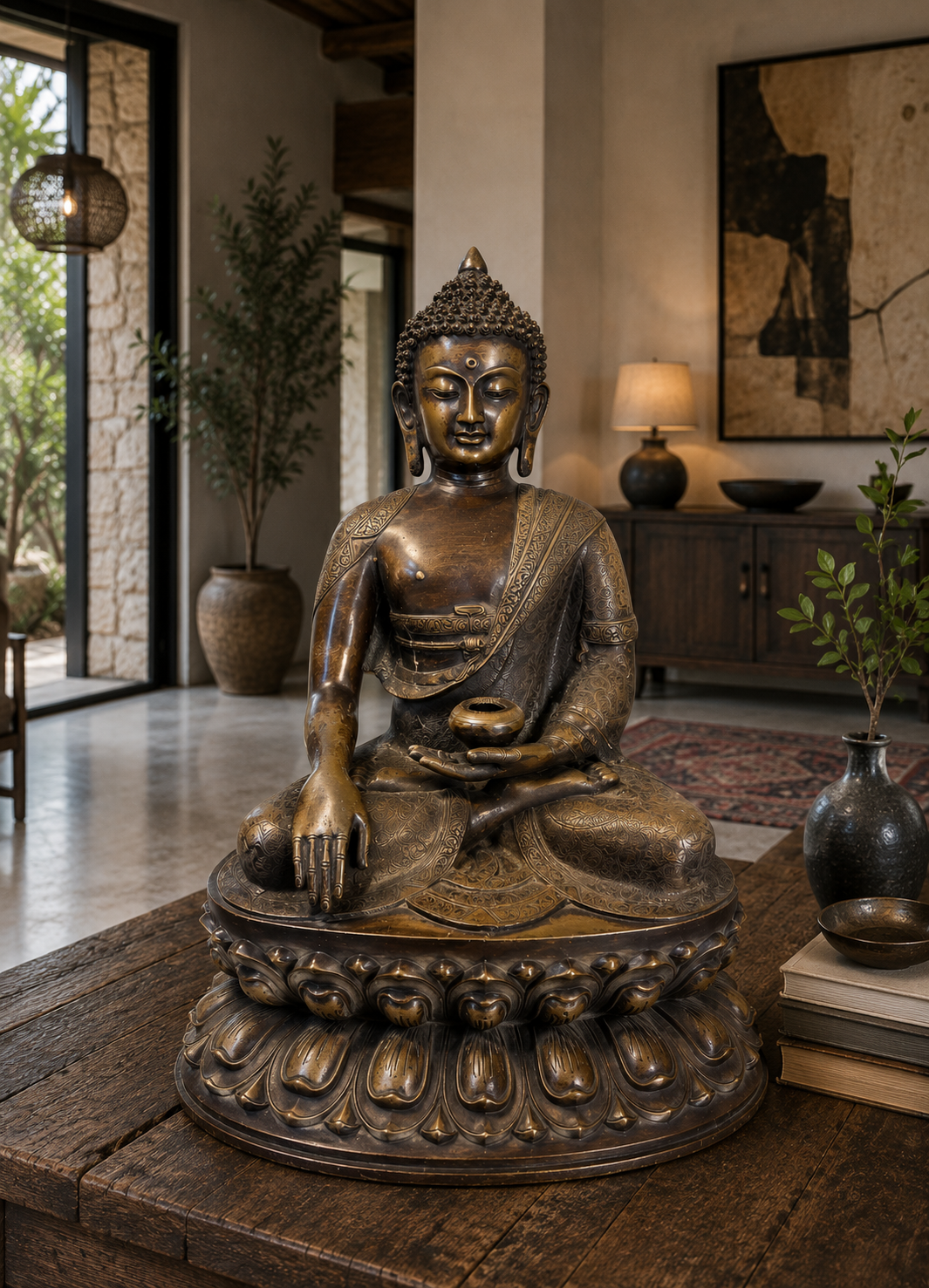 Valuation data antique Buddha sculpture market value investment Asian art.