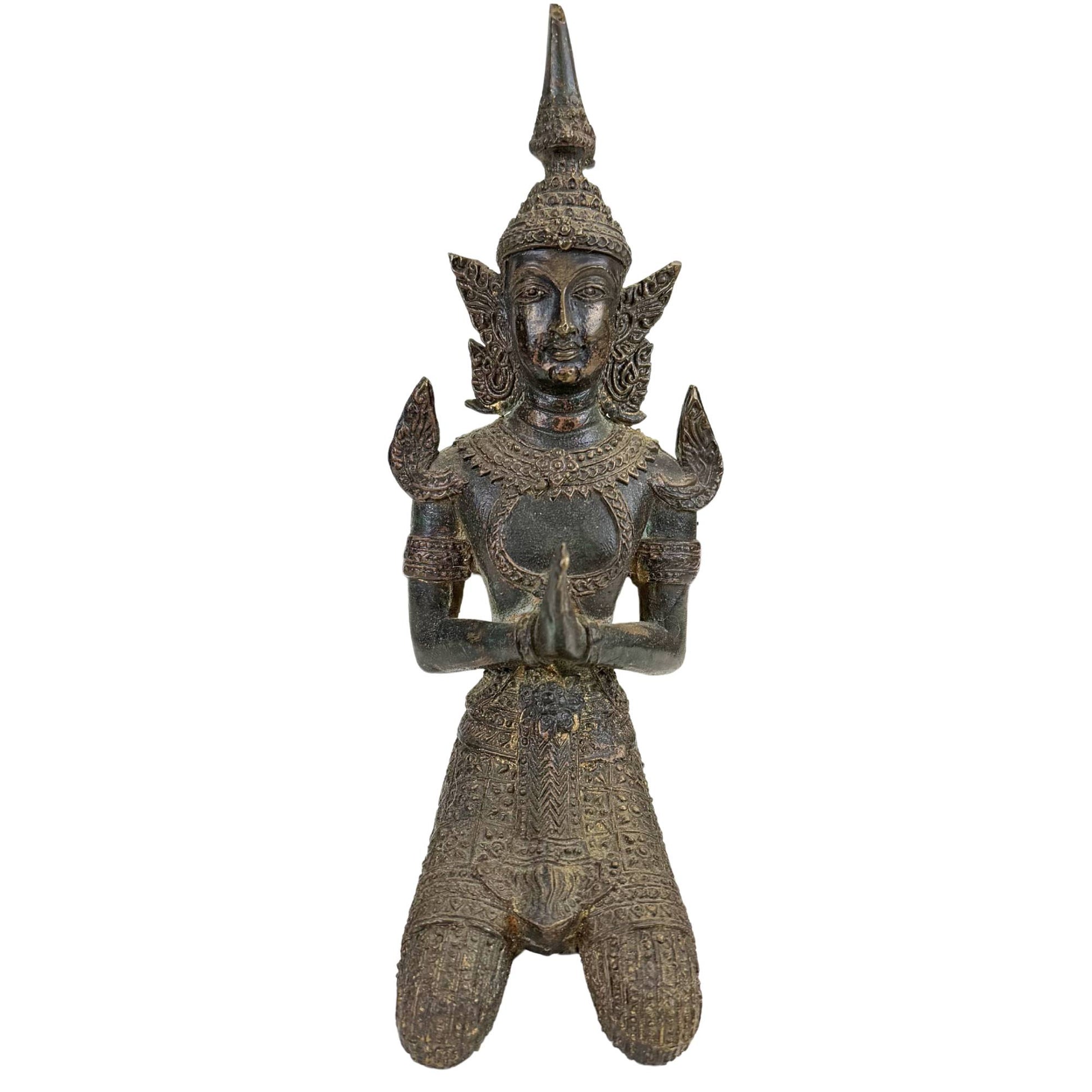 Thailand Rattanakosin bronze Theppanom temple guardian