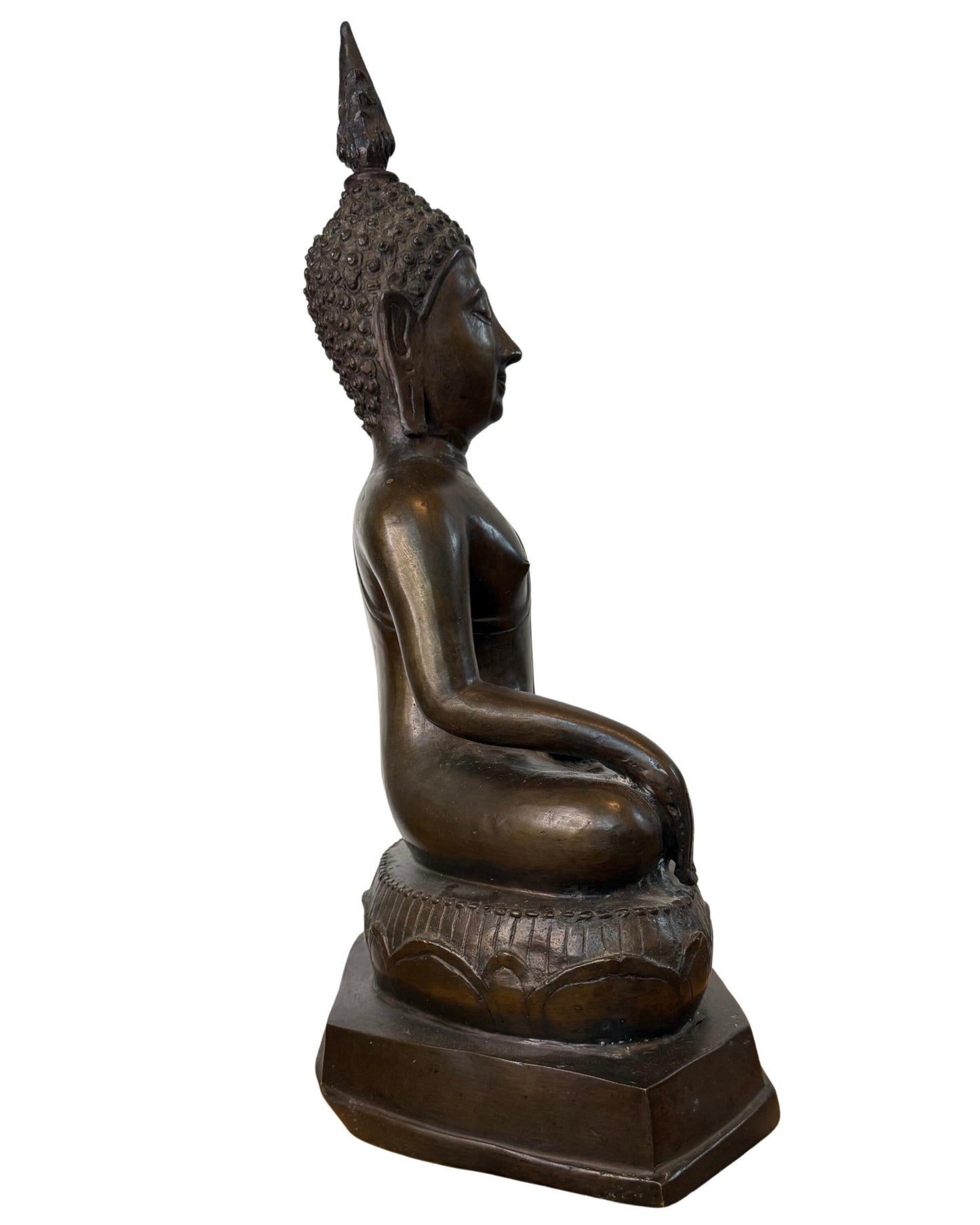 Thai Buddha statue bronze large size heavy temple statue