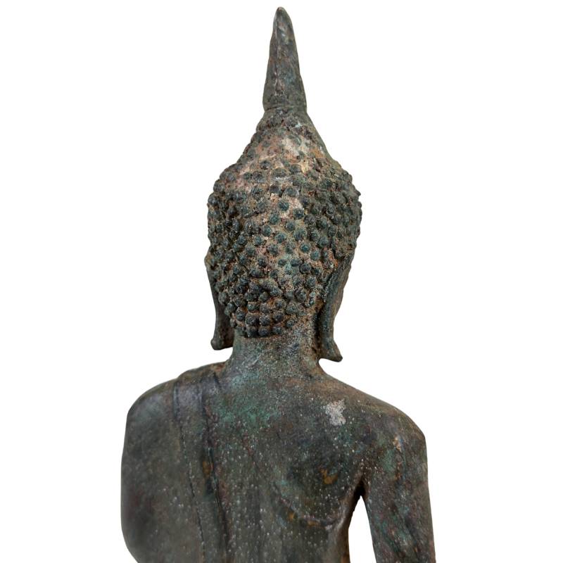 Thai bronze Buddha in a classical meditation pose
