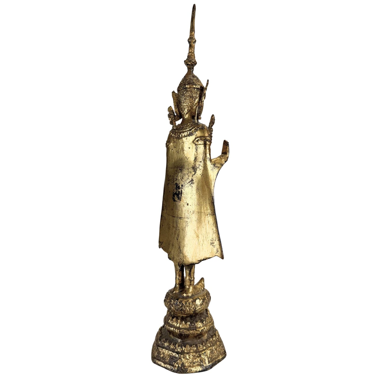 Thai royal Buddha with authentic old patina and natural wear