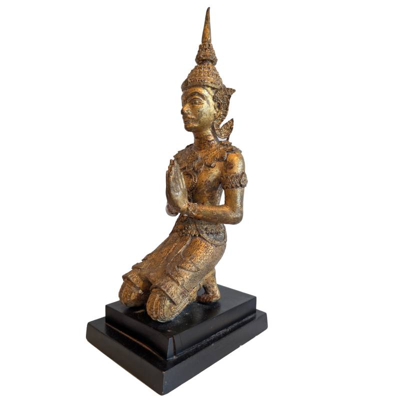 Protective thepanom figure of bronze from Thailand