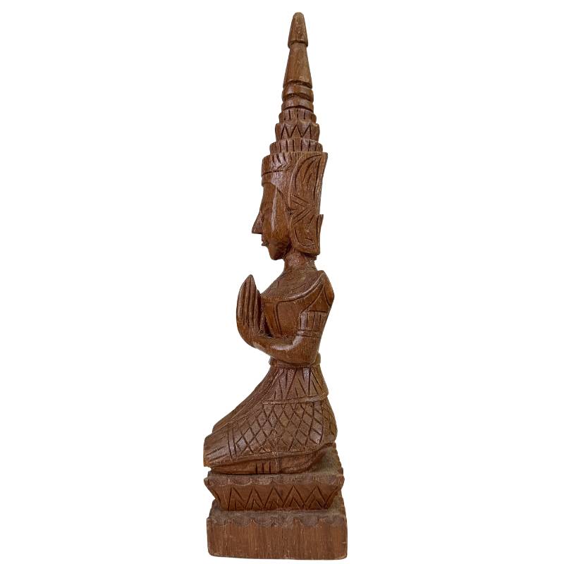 Thepanom wooden statue from Thailand in classic style