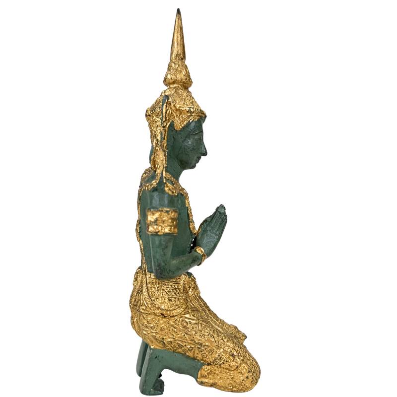 Thepanom temple figures set Thailand gold finish