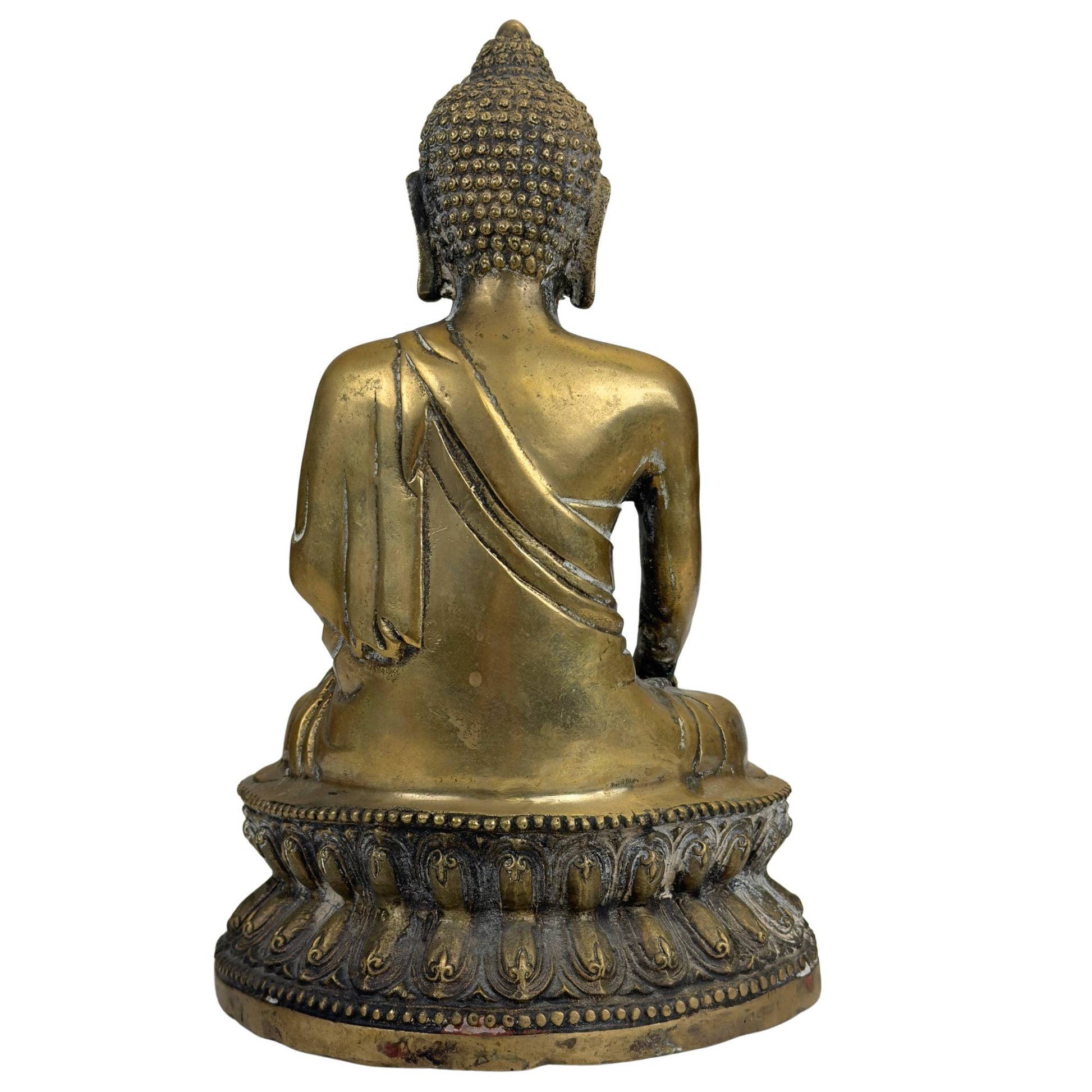 Tibetan Medicine Buddha in gilded bronze version