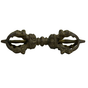 Vajra Dorje en bronze tibétain – Symbole rituel de protection