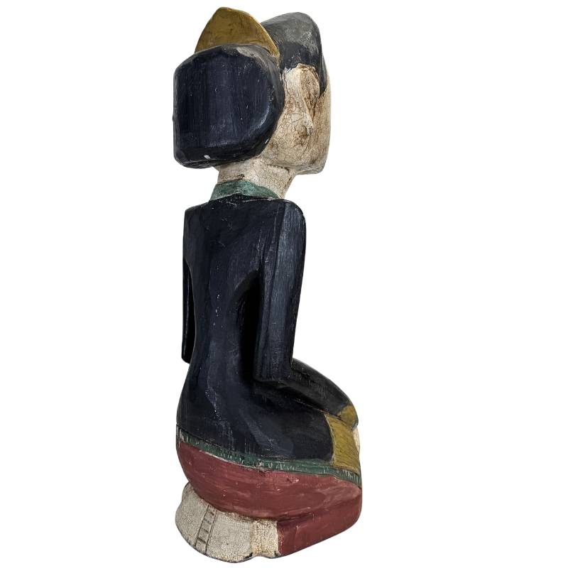 Tribal and Asian art: rare set of Javanese Loro Blonyo.