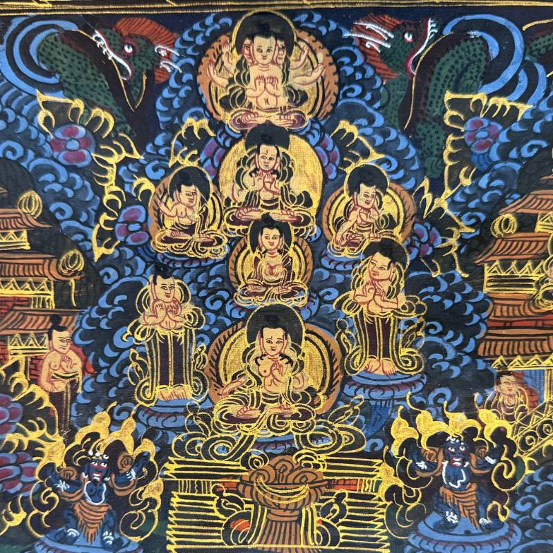 Ritual geometric composition of Vajradhatu mandala