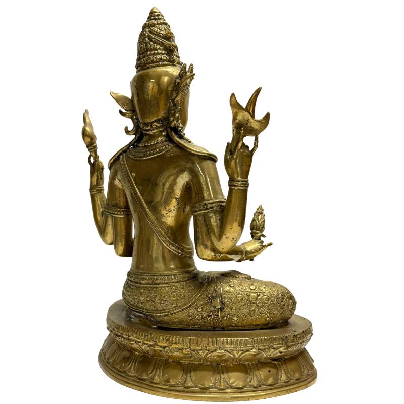 Vajrayana bodhisattva with ritual attributes from the Nepalese spring tradition
