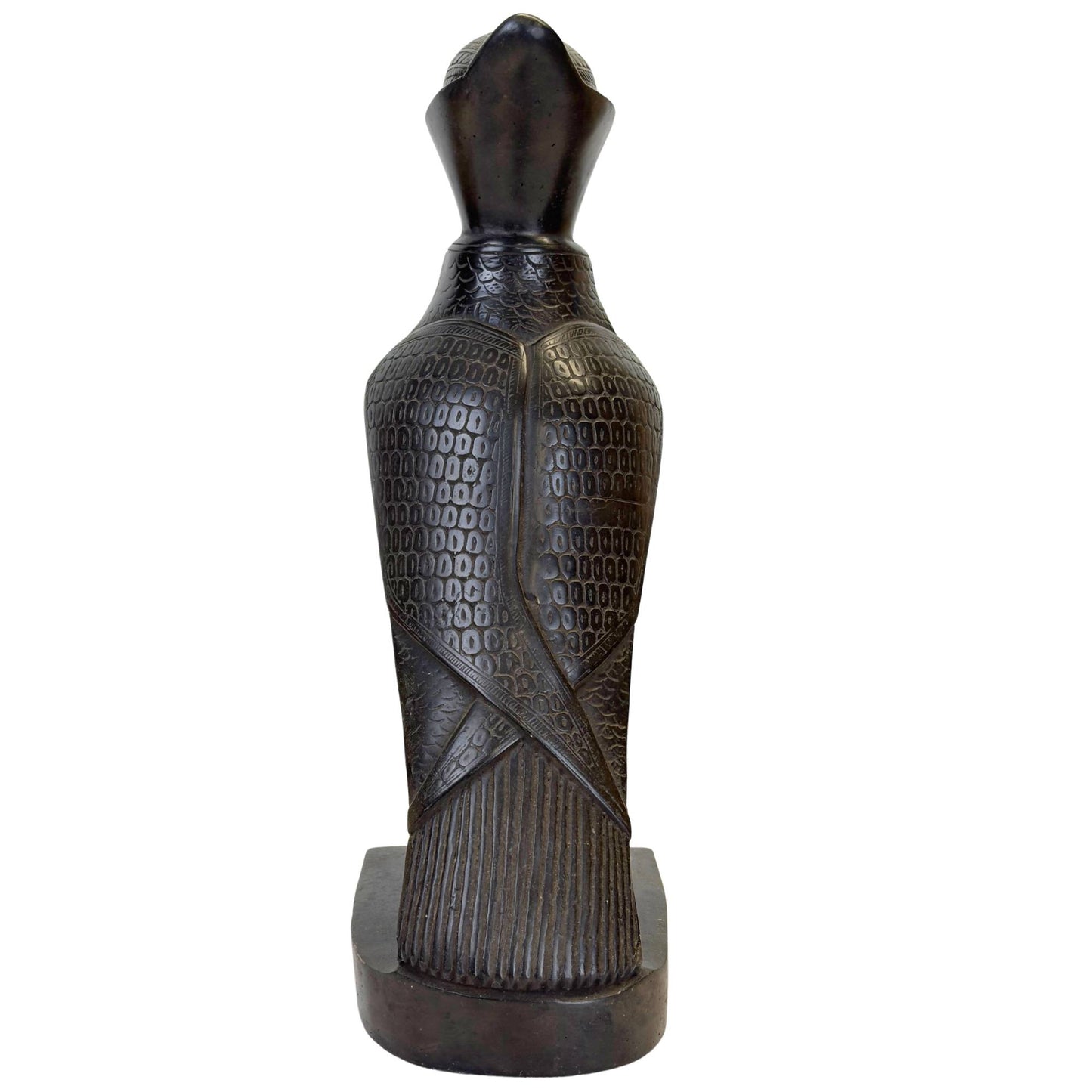 Detail of Horus as the protective Egyptian falcon god