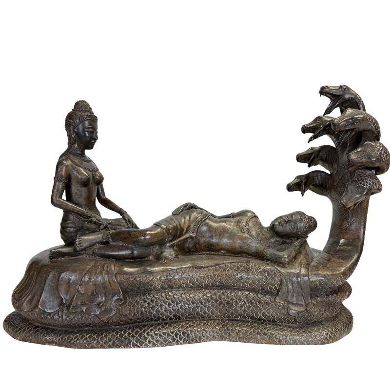 Statue khmère de Vishnu de grande taille (12,2 kg)
