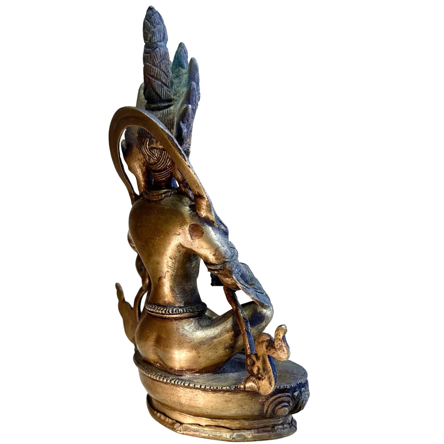 Early 20th-century bronze casting Saraswati Tibet