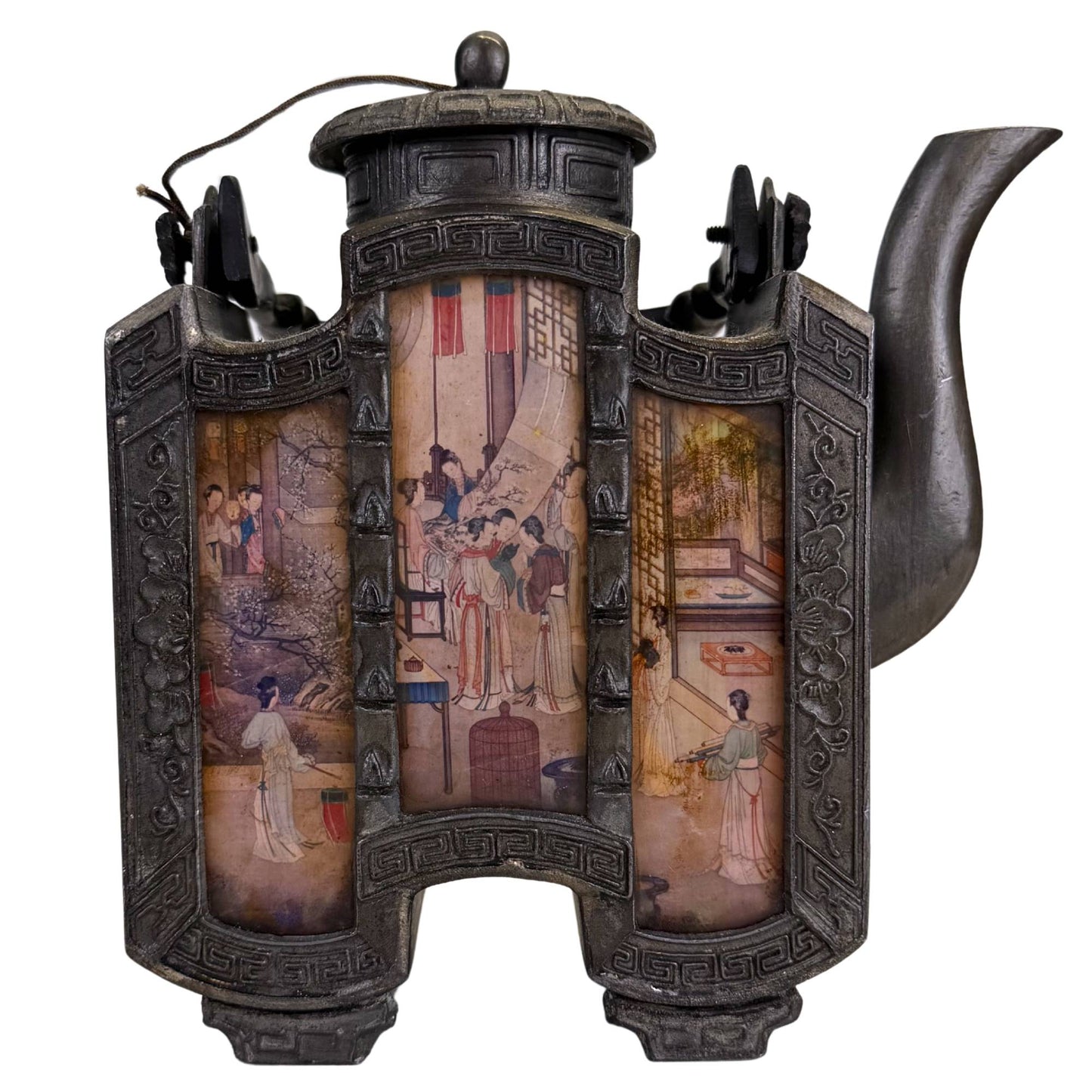 Marked Chinese tinware by Yan Yongli from the Chaoyang region