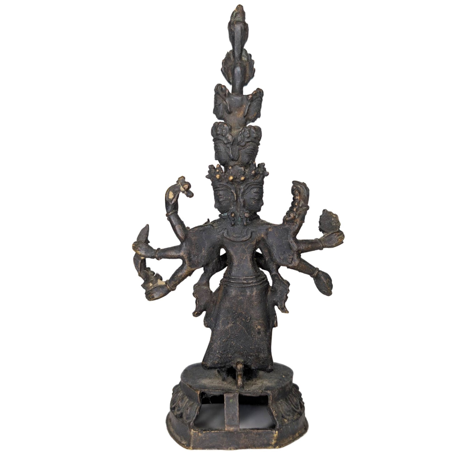 Profile of the Sahasrabhuja figures that symbolize spiritual protection in all directions.