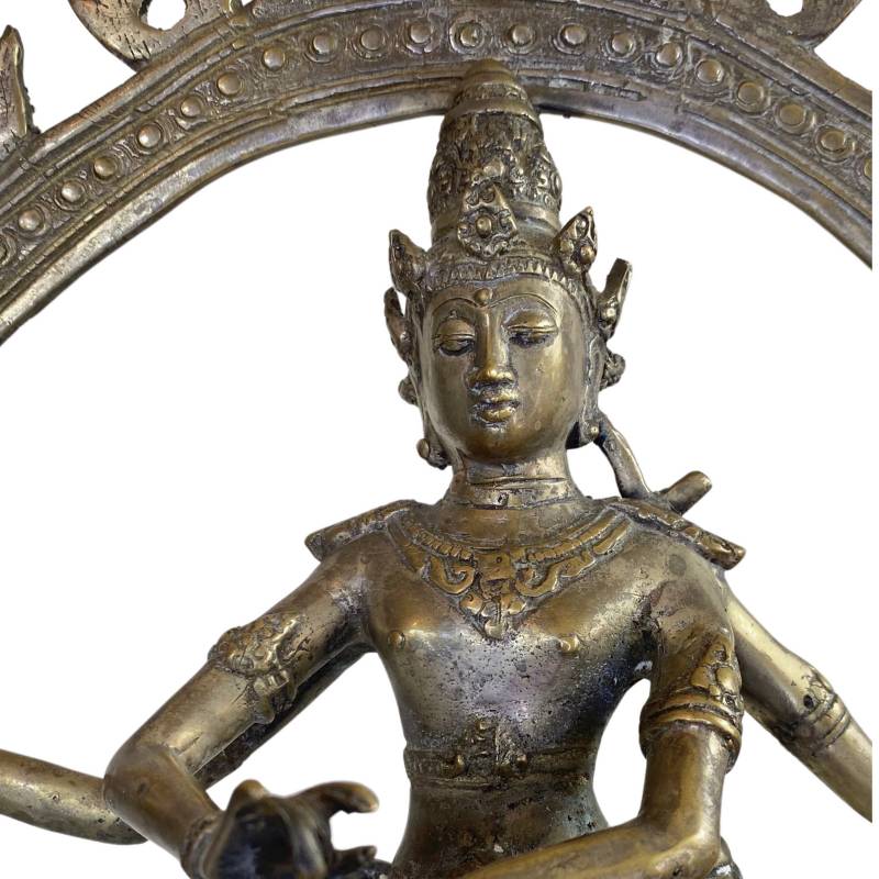 Profile of the 33.5 cm tall Shiva Nataraja from Ladakh.