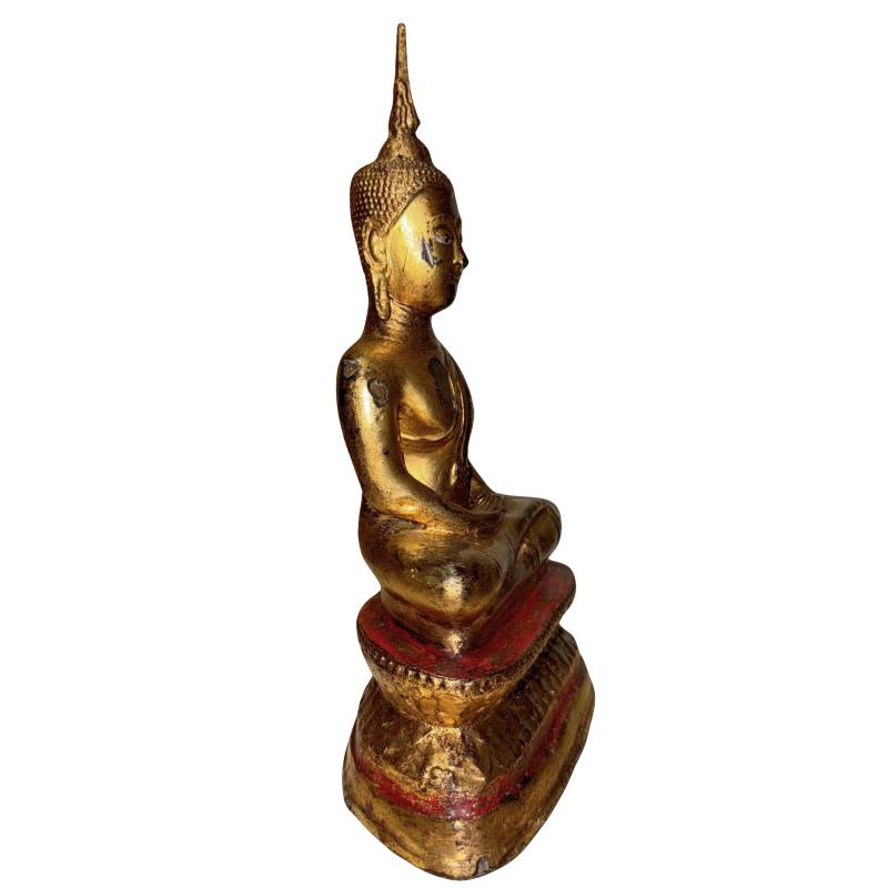 Heavy bronze casting Buddha 2kg technical audit validation