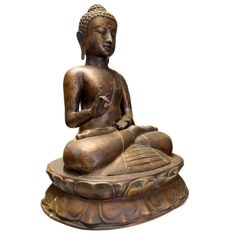 Exceptionally heavy quality Javanese bronze casting weighing 8.5 kg.
